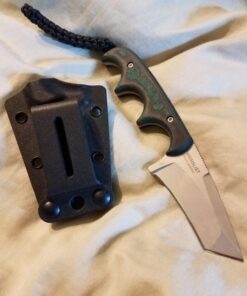 COLUMBIA RIVER KNIFE & TOOL CRKT Minimalist Tanto Neck Knife: Compact Fixed Blade Knife, Folts Utility Knife with Bead Blast Blade, Resin Infused Fiber Handle, and Sheath 2386 30 71d2yXhLLvL 1