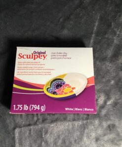 Original Sculpey White, Non Toxic, Polymer clay, Oven Bake Clay, 1.75 pounds Single 44 71d35YUwfFL