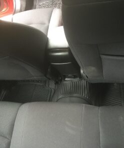 OxGord Universal Fit 3-Piece Full Set Ridged Heavy Duty Rubber Floor Mat - (Black) 3 PC Ridged Black 32 71d57r6xdSL