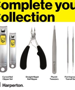 Nail Clippers Set - 2 Pack Stainless Steel Ingrown Toenail Tool, Professional Fingernail & Toenail Clippers for Thick Nails (Pedicure Nail Clippers) Silver 41 71d5KifHXjL 1