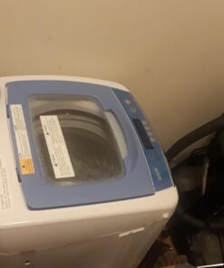 RCA RPW091 0.9 Cu Ft Top Load Portable Washing Machine Washer on Wheels, White 27 71d5O87FW4L