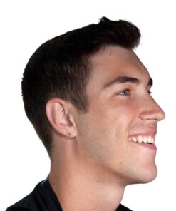 14K Solid Gold Stud Earrings | Round, Pear, Oval, Cushion, Emerald, Princess & Heart Cut Cubic Zirconia Stud | Screw Back Posts | 0.50 to 4.0 CTW | With Gift Box .50 CTW (.25 Ct Each) Round Cut 14K Yellow Gold 15 71d5xByDq7L