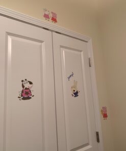 RoomMates RMK3183SCS Peppa The Pig Peel and Stick Wall Decals 43 71d6AFjssqL