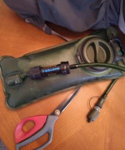 Hydration Bladder, 1.5L-2L-3L Water Bladder for Hiking Backpack Leak Proof Water Reservoir Storage Bag, BPA-Free Water Pouch Hydration Pack for Camping Cycling Running, Military Green 1.5-2-3 Liter 2L - Military Green Water Bladder 32 71d7nCUGoL