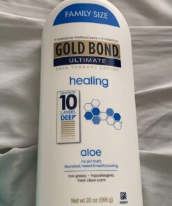 Gold Bond Healing Hydrating Lotion, 20 oz., With Aloe, Moisturizes, Immediate 24-Hour Hydration 20 Ounce (Pack of 1) 35 71d91wEnC2L