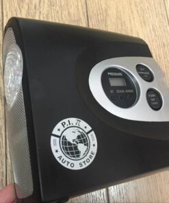 12V Air Compressor, PI Store Tire Inflator, Portable Tire Pump, Digital Air Pump With Pressure Gauge, Auto-Shut Off, LED Light For Car Tires, Bicycle, Camping Equipment, and Inflatables Pumping Use 66 71d95qRcfuL