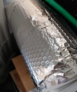 VIVOSUN Double Bubble Reflective Foil Insulation, 6 inch x 25 Ft Insulated Pipe Wrap, 10mm Size Bubble Film, Pipe Insulation Wrap Duct wrap for Weatherproof Attics, Windows, Garages 1 37 71d96MUF3IL