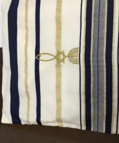 Holy Land Market New Covenant Messianic Prayer Shawl Tallit 72" X 22" with Bag, Card and Brochure From Israel 29 71d9iYiX9UL