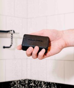 MARLOWE. Charcoal Face & Body Soap Bar No. 106 (7oz) | Best Cleansing & Detoxifying Bar for Men | Includes Natural Extracts, Shea Butter & Willow Bark | Amazing Scent 7 Ounce (Pack of 1) 13 71dB757IW8L