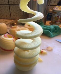 Johnny Apple Peeler (VKP1011), Clamp Base, Stainless Steel Blades, Red 31 71dBS8RjPbL