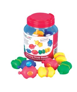 Childcraft - 1435214 Toddler Manipulatives Sensory Snap Beads, Set of 16 5 71dBUpnpG1S