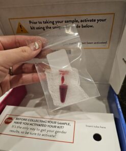 SneakPeek® DNA Test Gender Prediction - Know Baby’s Gender at 6 Weeks with 99.9% Accuracy¹ - Lab Fees Included - Early Boy or Girl Reveal Home Kit (Lancet) 28 71dBZfI95OL