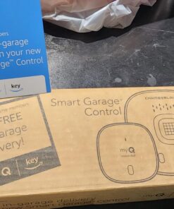 CHAMBERLAIN Smart Garage Control - Wireless Garage Hub and Sensor with Wifi & Bluetooth - Smartphone Controlled, myQ-G0401-ES, White myQ Smart Garage™ Control 41 71dCuGZwR8L 2