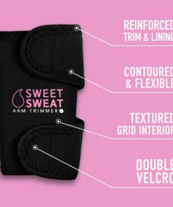 Sports Research Sweet Sweat Arm Trimmers for Men & Women | Increases Heat & Sweat Production to The Bicep Area Pink Large 30 71dDcwFWisL 5