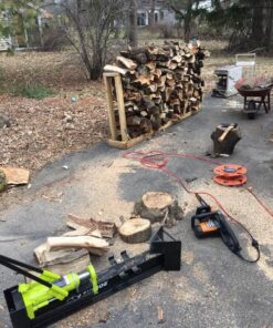 Sun Joe LJ10M 10-Ton Hydraulic Log Splitter, Green 56 71dDvjrXfKL