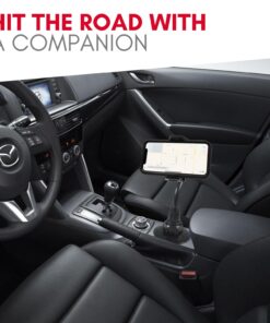 Macally Car Cup Holder Phone Mount - Secure Cupholder, Fit for Phones up to 4.1" Wide, Black 25 71dFLvGDh1L