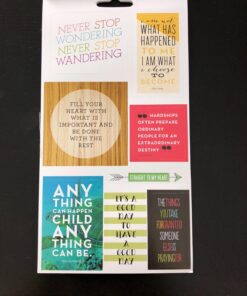 Me & My Big Ideas PPS-37 Pocket Pages Stickers 6 Sheets/Pkg-Love Yourself Original Version 39 71dGiJIBDlL