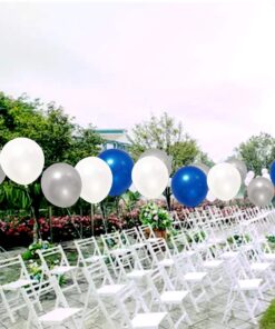 Elecrainbow 12 Inches 320 Grams Thickened White Balloons,White Party Supplies for Birthday Wedding Baby Shower Graduation Anniversary Memorial Day,100 Count 28 71dHgYk7sML