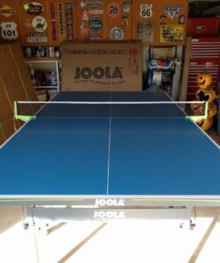 JOOLA NOVA - Outdoor Table Tennis Table with Waterproof Net Set - Quick Assembly - All Weather Aluminum Composite Outdoor Ping Pong Table - Tournament Quality - Indoor & Outdoor Compatible Rally Outdoor 50 71dIEAnrGsL