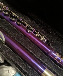 Glory Closed Hole C Flute With Case, Tuning Rod and Cloth,Joint Grease and Gloves Purple 14 71dKvGfyDTL