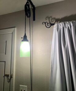 Quart Open Bottom Mason Jar Pendant Lamp - Rustic Brown 26 71dOBsYqP3L