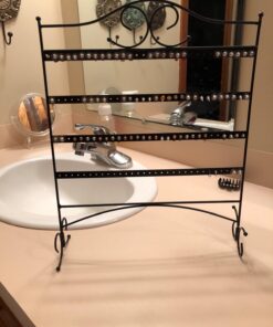 Mango Steam Jewelry Organizer for Hanging Earrings Black 43 71dOKDlVFjL