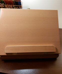 Falling in Art Tabletop Easel Set - 24 Pieces Starter Kit - Artist Acrylic Painting Kit with 12 Acrylic Paints Set, Canvas Panels, Brushes, Wooden Palette for Kids, Adults, Beginners, Professionals 24 PCS Drawer Easel Painting Set 50 71dPIakfxmL