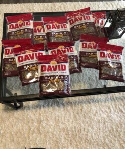 DAVID Roasted and Salted Bar-B-Q Jumbo Sunflower Seeds, 5.25 oz, 12 Pack 5.25 Ounce (Pack of 12) 8 71dQDlAuA1L