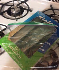 Ziploc 71135 Sandwich Bags, Pack of 150, 6.5 x 5.875-Inch (16.5 cm x 14.9 cm) 21 71dQNS8OqKL