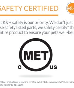 K&H Pet Products Ultimate Stock Tank Deicer w/ Cord Clip, Water Trough Heater for Horses, Cattle and Livestock, Floating and Submersible Tank Heater, Red 500 Watts 15 71dRL5tFBML