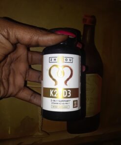 Zhou Nutrition Vitamin D3 K2, Bone and Heart Health Formula 5000 IU Vitamin D3 & 90 mcg Vitamin K2, Max Strength 2 in 1 Immune Support and Calcium Absorption, Gluten Free, 60 Count Capsules 32 71dRifzakKL