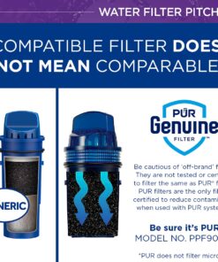 PUR Large Filtered Water Dispenser, 30 Cup – Includes 1 PUR Water Pitcher Filter 31 71dSPwsW4LL