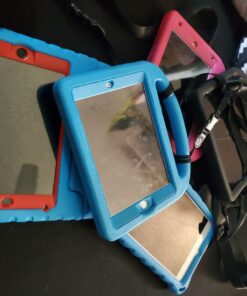 HDE Shoulder Strap for Shockproof iPad Case - Adjustable Carry Strap Compatible with All Shock Proof Apple iPad Cases for Kids - Detachable Universal Design Transforms into a Car Headrest Mount 19 71dTJtHPKRL