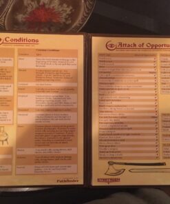 Stratagem The Master's Tome 4-Panel Customizable GM Screen with Free Inserts – Dry Erase, Dungeon & Game Master Accessory for Tabletop RPG Campaigns (Brown) Brown 36 71dTXMRqf9L