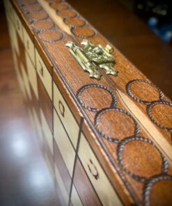 Chess Royal 30 European Wooden Handmade International Set, 11.81 x 1.97-Inch 19 71dTe6jM3L