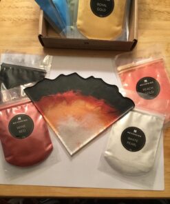 MEYSPRING Two Tone Collection - Mica Powder for Epoxy Resin - New Generation of Epoxy Resin Color Pigment - 100% Mineral, Skin-Safe, and Inert Pigment Powder for Epoxy Resin (Pigment Powder Set 100g) 44 71dUJgLeASL