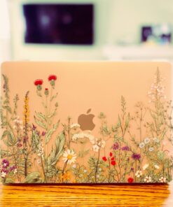 DONGKE for MacBook Air 13 Inch Case 2021 2020 2019 2018 Release Model A2337 M1 A2179 A1932, Frosted Matte Clear Hard Shell Cover for MacBook Air 13" with Retina Display & Touch ID - Garden Floral 39 71dUqeXb6L