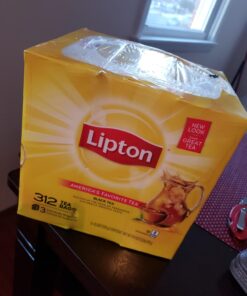 Lipton Tea Bags, Black Tea, Iced or Hot Tea, Can Support Heart Health, 312 Tea Bags 51 71dVItK7OjL