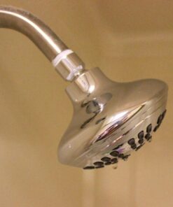 ShowerMaxx Luxury Spa Series Shower Head, 6 Spray Setting, 4.5 Inch Adjustable High Pressure Shower Head Fixture for Hard Water, 360-Degree Tilt Massage Shower System - Polished Chrome Shower Head 51 71dVryKlIHL