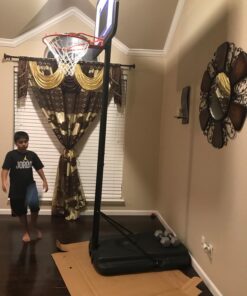 Lifetime Height Adjustable Portable Basketball System, 44 Inch Backboard 47 71dW3J95lL