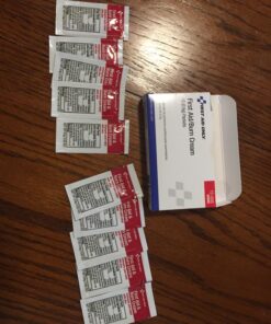 First Aid Only 13-006 First Aid/Burn Cream Packet (Box of 12) 9 71dX8cGNgpL