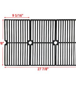 Alternative view of Direct store Parts DC118 Cast Iron Cooking grid Replacement for Brinkmann810-1415-F, 810-1470, 810-8300, Grill King 810-9325-0, 3PCS Porcelain Coated Cast Iron Cooking Grate(17 5/8" x 27 7/8")
