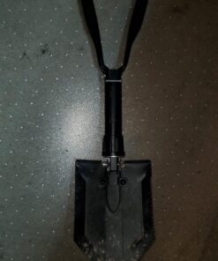 RHINO USA Folding Survival Shovel w/Pick - Heavy Duty Carbon Steel Military Style Entrenching Tool for Off Road, Camping, Gardening, Beach, Digging Dirt, Sand, Mud & Snow. 55 71dXJwoK6kL