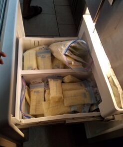 NUK Simply Natural Seal n' Go Breast Milk Bags, 100 CT 100 Count (Pack of 1) 39 71dZ9iqR43L