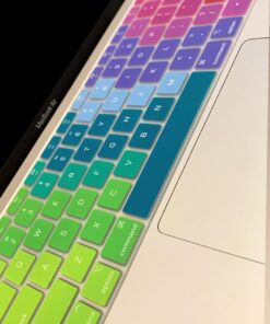 May Chen Compatible with New MacBook Air 13 inch Case 2021, 2020 2019 2018 Release Model: M1 A2337 A2179 A1932, Floral Leaves Garden Rainbow Hard Shell Case for New Mac Air 13 & Retina Dispaly Bright Colorful Flowers 42 71da1LQvgcL