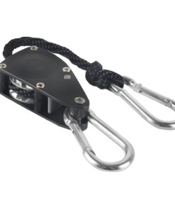 iPower GLROPEMG4X2 2-Pair 1/4 Inch 8-Feet Long Heavy Duty LROPEMG4X2 Adjustable Rope Clip Hanger (300lbs Weight Capacity) Reinforced Metal Internal Gears 10 71daalFBbWL