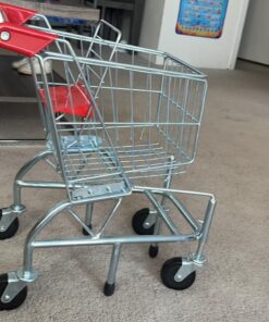 Melissa & Doug Toy Shopping Cart With Sturdy Metal Frame - Toddler Shopping Cart, Pretend Grocery Cart, Supermarket Pretend Play Shopping Cart For Kids Ages 3+ 29 71db1UYTIFL