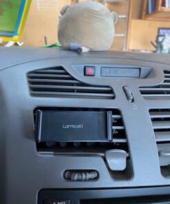 Lamicall Car Vent Phone Mount - Air Vent Clip Holder, Universal Stand Hands Free Cradle Compatible with Cell Phone 14 13 12 Mini 11 Pro Xs Max Xr X 8 7 6 6s Plus SE Smartphones Black 1-Black 34 71dbKO gitL