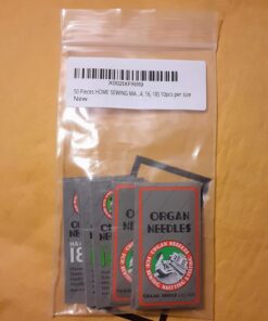 50 Pieces HOME SEWING MACHINE NEEDLES ASSORTMENT (ORGAN 15X1 SIZE#9,11,14, 16, 18) 10pcs per size Regular 25 71dbTr96bwL