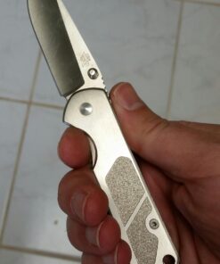 Sanrenmu 7010 Folding Pocket Knife EDC Knife 12C27 Blade Frame Lock Stainless Steel Handle with Clip 41 71dbiDmzBL